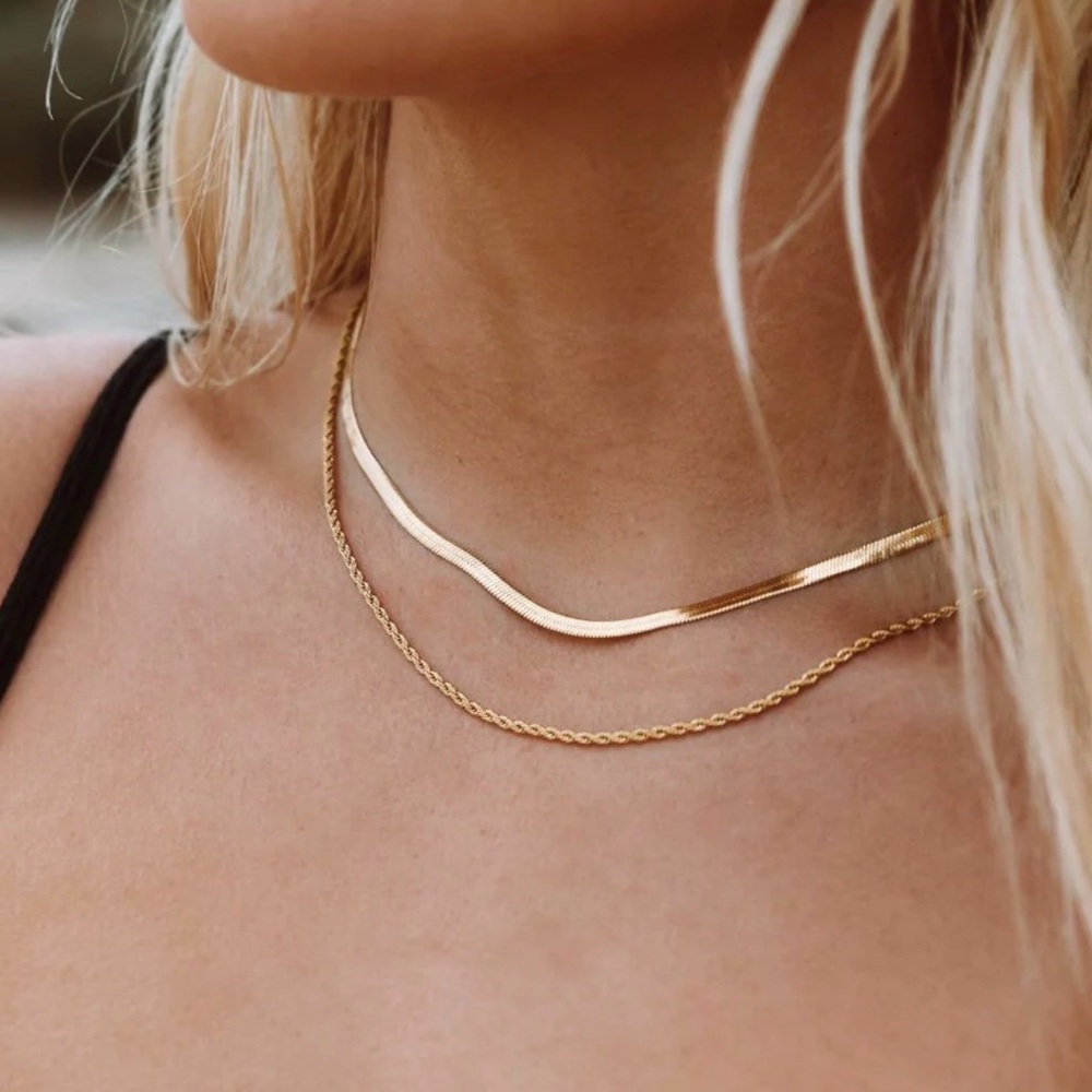 Chic Gold Layered Necklace